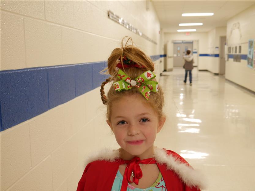 Students enjoying holiday activities